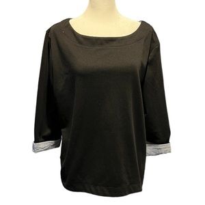 English Laundry Boatneck 3-Quarter Sleeve